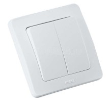 Выключатель 2-кл. СП Мастер 10А IP20 250В бел. HEGEL ВС 10-351