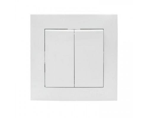 Выключатель 2-кл. СП Валенсия 10А IP20 бел. PROxima EKF EWV10-023-10