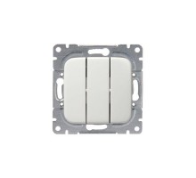 Выключатель 3-кл. 1п СП Jussi 16А IP20 230В бел. ABB 2TKA000149G1