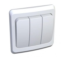 Выключатель 3-кл. СП Этюд 10А IP20 бел. SchE BC10-003B
