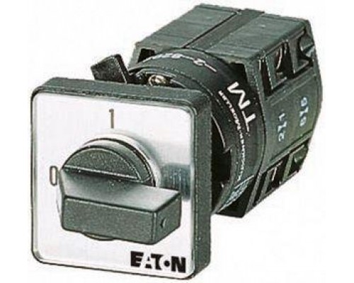 Выключатель 3п Iu=10А 0-1 пол. 90град. 30х30мм перед. креп. TM-2-8292/E EATON 074877