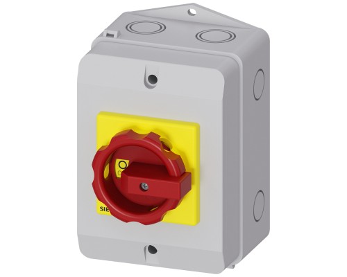 Выключатель 4п IU=25 P/AC-23А AT 400В=9.5кВт Siemens 3LD21641TC53