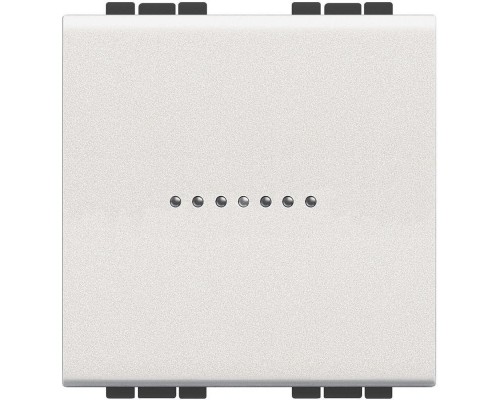 Выключатель аксиальный 1-кл. 2мод. СП LivingLight 10А IP20 250В авт. клеммы бел. Leg BTC N4051M2AN