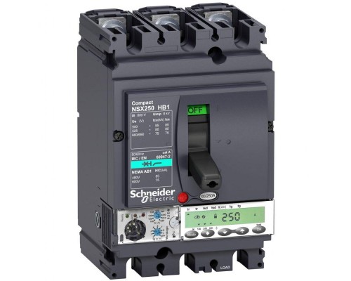 Выключатель авт. 3п MIC6.2E-M 25А NSX100HB1 (75кА при 690В) SchE LV433315