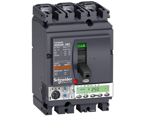 Выключатель авт. 3п MIC6.2E-M 50А NSX100HB2 (100кА при 690В) SchE LV433346