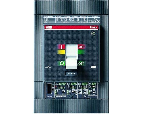 Выключатель авт. для защиты эл. двиг. 3п T5N 400 PR221DS-I 3pFF ABB 1SDA054319R1