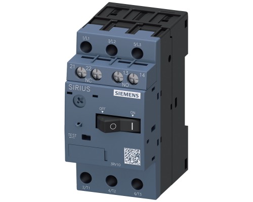 Выключатель авт. для защиты электродвигателя S00 Siemens 3RV10110JA15