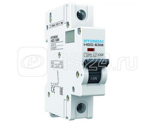 Выключатель автоматический 1п C 6кА HGD63-M 1PMCS0000C 00004 4А HYUNDAI 13.04.000861