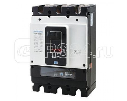 Выключатель автоматический 320...800А 85кА J2 HGP800S 3PEDS0000C00800 ETU-D LSIG 380/415В AC HYUNDAI 13.03.03.000166