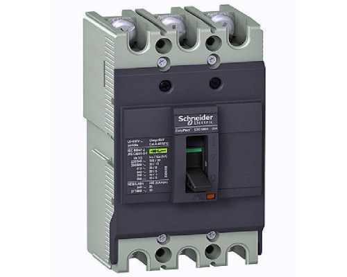 Выключатель автоматический 3п 3т 100А 10кА 400В EZC100 SchE EZC100F3032