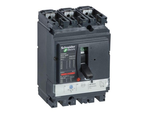 Выключатель автоматический 3п 3т 100А 50кА NSX160N TM100D SchE LV430842