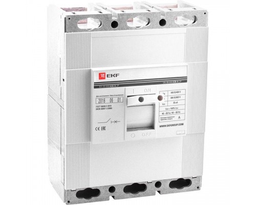 Выключатель автоматический 3п 800/800А 35кА ВА-99 PROxima EKF mccb99-800-800