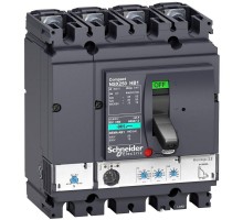 Выключатель автоматический 4п 100А 75кА при 690В NSX100HB1 Micrologic 2.2 SchE LV433303