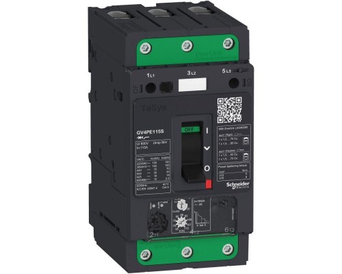 Выключатель автоматический GV4PE T/M 50А 100кА SchE GV4PE50S