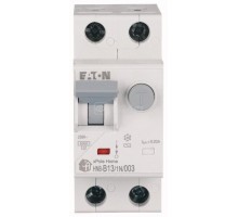 Выключатель автоматический дифференциального тока 1P+N 13А 30мА B AC HNB-B13/1N/003 EATON 195120