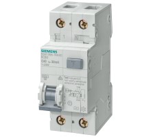 Выключатель автоматический дифференциального тока 1п 16А 6кА FI/LS-PROTECTOR TYPE A PSE/SSF B 30мА D=70мм IFN Siemens 5SU13566KK16