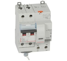 Выключатель автоматический дифференциального тока 2п C 20А 10мА тип AC 6кА DX3 4мод. Leg 411151