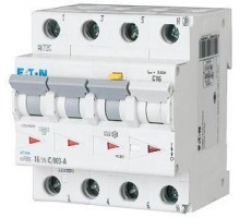 Выключатель автоматический дифференциального тока 4п (3P+N) B 13А 30мА тип A 6кА mRB6-13/3N/B/003-A EATON 120651