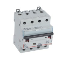 Выключатель автоматический дифференциального тока 4п B 20А 30мА тип A 6кА DX3 Leg 411225