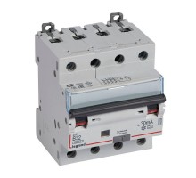 Выключатель автоматический дифференциального тока 4п B 32А 30мА тип A 6кА DX3 Leg 411227