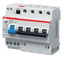 Выключатель автоматический дифференциального тока 4п C 50А 30мА тип A 6кА DS204 8мод. ABB 2CSR254101R1504