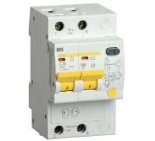 Выключатель автоматический дифференциального тока селективный 2п 32А 100мА тип AC АД12S ИЭК MAD13-2-032-C-100