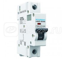 Выключатель автоматический модульный 1п B 6А 6кА HGD63-M 1PMBS0000C 00006 HYUNDAI 13.04.000854