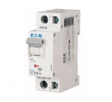 Выключатель автоматический модульный 2п (1P+N) B 16А 10кА PL7-B16/1N EATON 262740