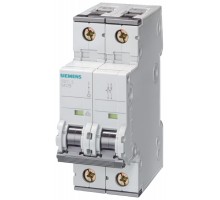 Выключатель автоматический модульный 2п C 16А 6кА Siemens 5SY62167