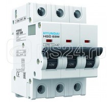 Выключатель автоматический модульный 3п C 16А 6кА HGD63-M 3PMCS0000C 00016 HYUNDAI 13.04.000888