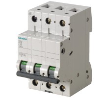 Выключатель автоматический модульный 3п C 6А 10кА 400В Siemens 5SL43067