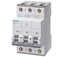 Выключатель автоматический модульный 3п D 20А 10кА 400В Siemens 5SY43208