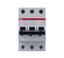 Выключатель автоматический модульный 3п K 2А 6кА S203 K2 ABB 2CDS253001R0277