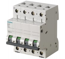 Выключатель автоматический модульный 4п (3P+N) 6кА 400В Siemens 5SL66047