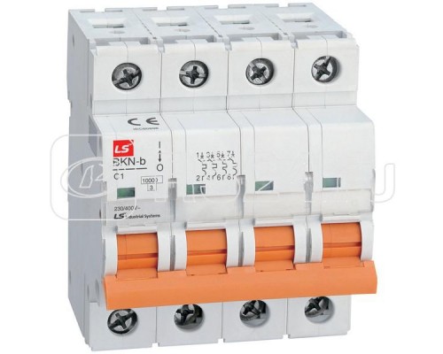 Выключатель автоматический модульный 4п C 25А BKN-b LSIS 061404368B