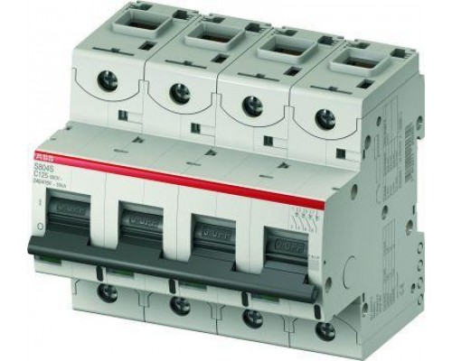 Выключатель автоматический модульный 4п C 50А 15кА S804C C50 ABB 2CCS884001R0504