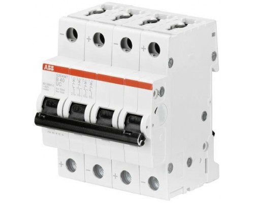 Выключатель автоматический модульный 4п D 40А 10кА S204MT-D40 ABB 2CDS274006R0401