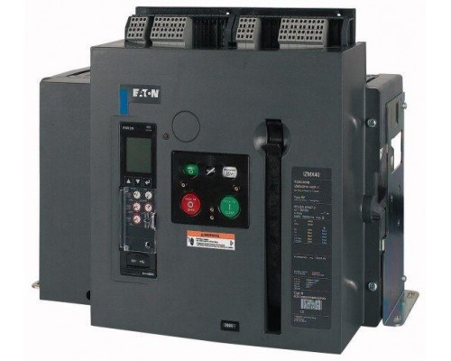 Выключатель автоматический воздушный 4п 800А 65кА IZMX40B4-V08F-1 LI стац. EATON 183894