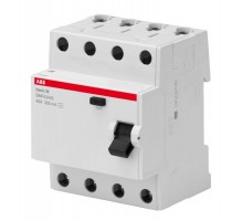 Выключатель диф. тока 4п 63А 300мА тип AC Basic M BMF43463 ABB 2CSF604043R3630