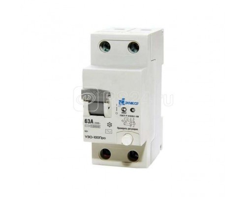 Выключатель дифференциального тока (УЗО) 2п 25А 30мА тип AC УЗО-100 КОНТАКТОР 7000511