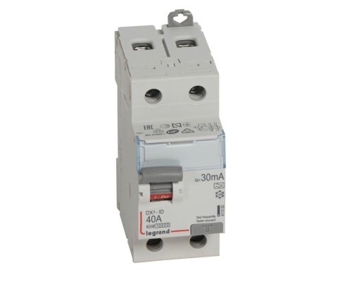 Выключатель дифференциального тока (УЗО) 2п 40А 30мА тип A DX3 Leg 411555