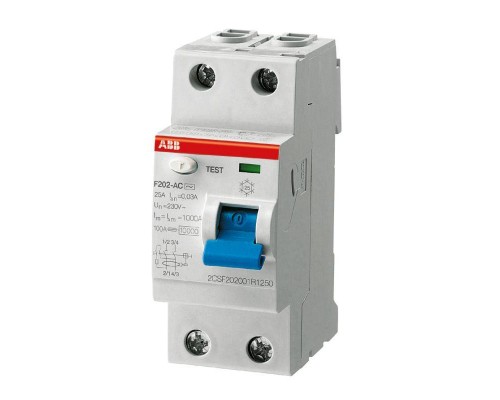 Выключатель дифференциального тока (УЗО) 2п 40А 500мА тип AS F202 ABB 2CSF202201R4400