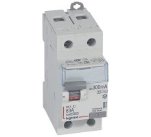 Выключатель дифференциального тока (УЗО) 2п 63А 300мА тип ACS DX3 Leg 411543