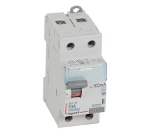 Выключатель дифференциального тока (УЗО) 2п 80А 100мА тип AC DX3 Leg 411517