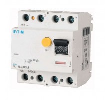 Выключатель дифференциального тока (УЗО) 4п 80А 500мА тип AC PF7-80/4/05-DE EATON 263597