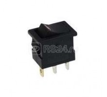 Выключатель клавишный 12В 15А (3с) ON-OFF черн. с подсветкой Mini (RWB-206-1 SC-768) Rexant 36-2174
