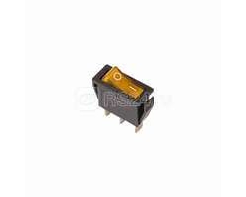 Выключатель клавишный 12В 15А (3с) ON-OFF красн. с подсветкой Mini (RWB-206-1; SC-768) Rexant 36-2170