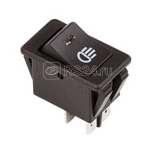 Выключатель клавишный 12В 35А (4с) ON-OFF с желт. LED подсветкой (ASW-17D) Rexant 36-4442