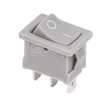 Выключатель клавишный 250В 6А (3с) ON-ON сер. Mini (RWB-202 SC-768) Rexant 36-2133