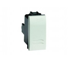 Выключатель кнопочный 1-кл. 1мод. Brava 16А IP20 сл. кость DKC 75021S